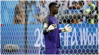 Super Eagles goalkeeper Francis Uzoho reacts following rumour that he left national team