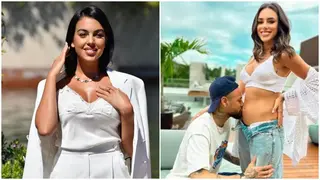 Georgina Rodriguez: Ronaldo's girfriend's priceless reactions to Neymar's lover over pregnancy announcement