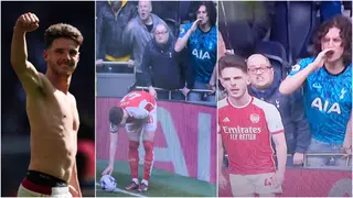 Declan Rice Humbles Tottenham Fan as Arsenal Bag Win in North London Derby