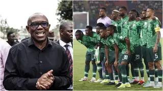 AFCON 2023: Peter Obi spotted in Abidjan to support Nigeria ahead of Angola showdown
