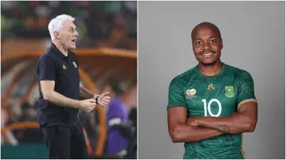 AFCON 2023: Hugo Broos Explains Teboho Mokoena and Percy Tau Penalty Decision