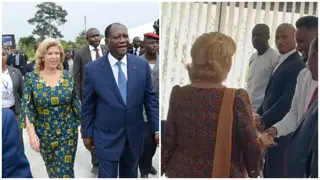 Mikel Obi: Nigerian Legend Meets First Lady of Ivory Coast Mrs Ouattara, Video