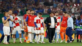 Croatia coach Dalic angered by length of added time in Italy draw