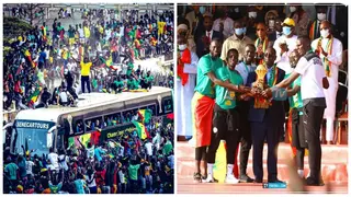 Videos Of Senegal Team Celebrating Africa Cup win with Dakar Victory Parade Drop