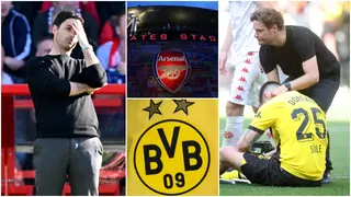 Fierce debate online on who is the bigger bottler between Borussia Dortmund and Arsenal