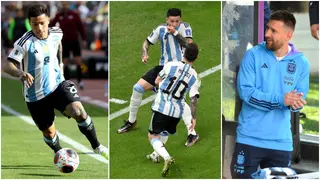 Lionel Messi's priceless reaction to Enzo Fernandez's attempt goes viral, video