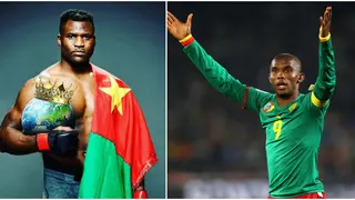 Samuel Eto'o Sends Patriotic Message to Francis Ngannou Ahead of Tyson Fury Clash