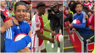 Video: Young Ajax Fan Left Speechless By Mohammed Kudus' Incredible Gesture