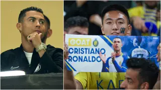 Cristiano Ronaldo: Banned Al Nassr Superstar Reacts As Fans Shower Him With Love in Stadium, Video