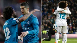 Cristiano Ronaldo Celebrates Former Real Madrid Teammate Marcelo After Copa Libertadores Victory