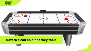How to clean an air hockey table: A step by step guide