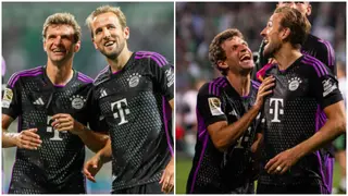 Harry Kane melts hearts with new friendship with Thomas Muller, video