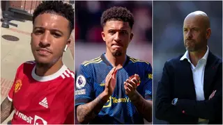 Jadon Sancho steps up work out as he looks to impress new Manchester United boss Erik ten Hag