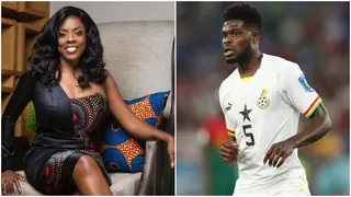 Ghanaian Media Personality Replies Troll After Meeting 'Perfect Gentleman' Thomas Partey in London