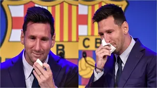 Messi Breaks down In Tears As He Sends Emotional Farewell Message To Barcelona Fans, Reveals Next Destination