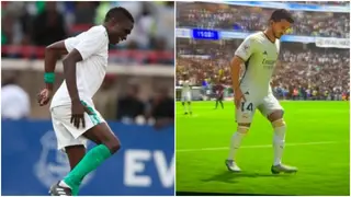 Former Kariobangi Sharks player Sven Yidah's famous fake injury celebration now on EAFC24