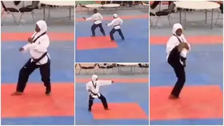 8-Month-Old Pregnant Woman Wins gold medal in Taekwondo Competition, her Video Causes Frenzy