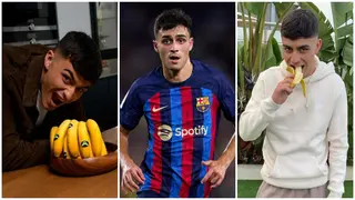 This is why Barcelona's Pedri is nicknamed 'Mr Banana'