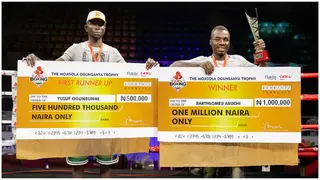 Nigeria Boxing Comes Alive Again As Abuchi, Ogunbunmi Win ₦1.5million Cash Prize in GOtv Boxing Night 26