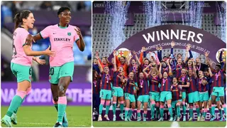 Jubilation as Nigerian star wins first-ever UEFA Champions League with Barcelona after victory over Chelsea