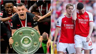 Bayer Leverkusen 'Trolls' Arsenal With Perfectly Timed Xhaka Post After Premier League Race Ends