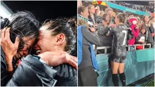 New Zealand player in tears with mom after historic win as video goes viral