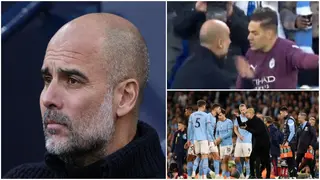 Pep Guardiola leaves fans confused after berating Ederson immediately City scored vs Arsenal
