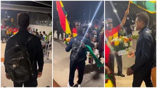 Manchester United legend Patrice Evra stunned as colourful crowd welcomes him in Ghana