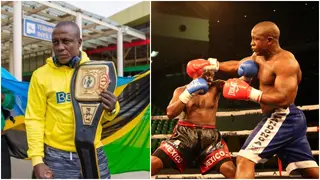 "Ngumi ya kinguki," Mandonga Mtu Kazi arrives for Wanyonyi rematch, reveals new punch