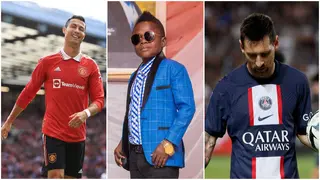 Popular Ghanaian actor picks between Ronaldo and Messi, advices Portuguese star to leave Manchester United