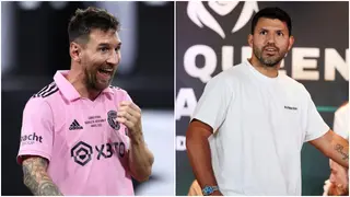How Sergio Aguero reacted to Messi's Inter Miami winning Leagues Cup, video
