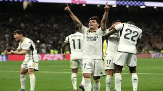 Madrid thrash Villarreal to go top but Alaba injured