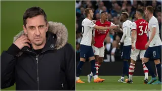 Gary Neville brilliantly breaks down January mistake that cost Arsenal top 4 place