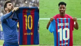 Barcelona Finally Hand Lionel Messi's Iconic No.10 Shirt To Spanish Teenage Star