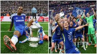 Didier Drogba sends Chelsea boss Emma Hayes classy message after she helped the Blues win the FA Cup