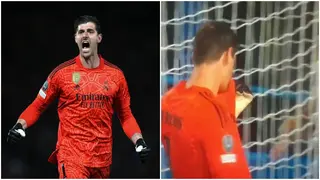 Thibaut Courtois savagely mocks Chelsea fans after starring in Real Madrid's win