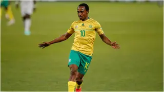 AFCON 2023: Percy Tau Outlines Bafana Bafana Goal Ahead of Mali Clash