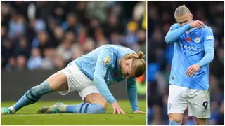 Erling Haaland: Pep Guardiola offers injury update after Man City star suffers scare vs Bournemouth