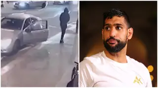 CCTV Captures Frightening Moment Boxer Amir Khan Was Robbed at Gunpoint for £72,000 Watch