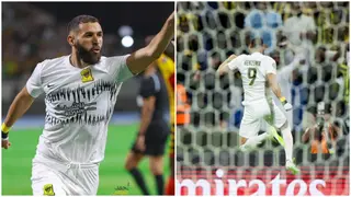 Karim Benzema scores a stunning goal on his debut for Saudi club Al Ittihad