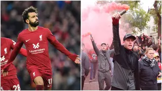 Watch family quietly celebrate Mohamed Salah's brilliant goal for Liverpool for a valid reason
