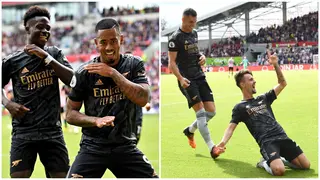 Swashbuckling Arsenal return to the top of Premier League table with a comprehensive win against Brentford