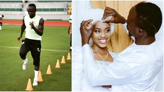 Sadio Mane Breaks Silence After Marrying Aisha Tamba, Shares Lovely Photos From Ceremony