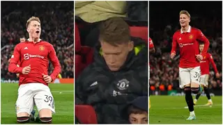 Fans React As Scott McTominay Is Caught Sleeping Before Scoring Last Gasp Man United Winner in Europa League