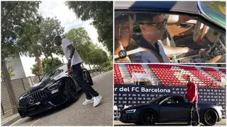 Watch Barcelona stars cruise to training in stylish wheels after Super Cup