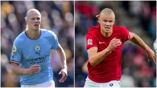 Erling Haaland: Manchester City send special medic to observe star while on international duty with Norway