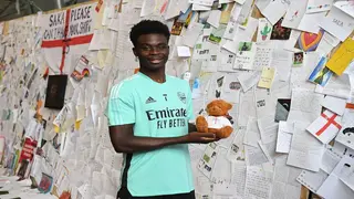 Arsenal fans give Bukayo Saka heart-melting gift after being racially abused after Euro 2020 disappointment