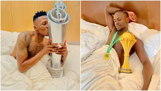 Orlando Pirates Defender Recreates Senegal AFCON Winning Celebration After Top 8 Victory