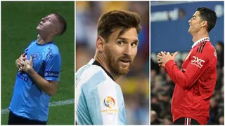 CR7’s famous ‘sleep’ celebration copied by Argentine player from Messi’s hometown