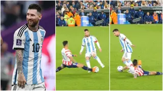 Lionel Messi sits down Paraguay player with silky skill in World Cup qualifiers